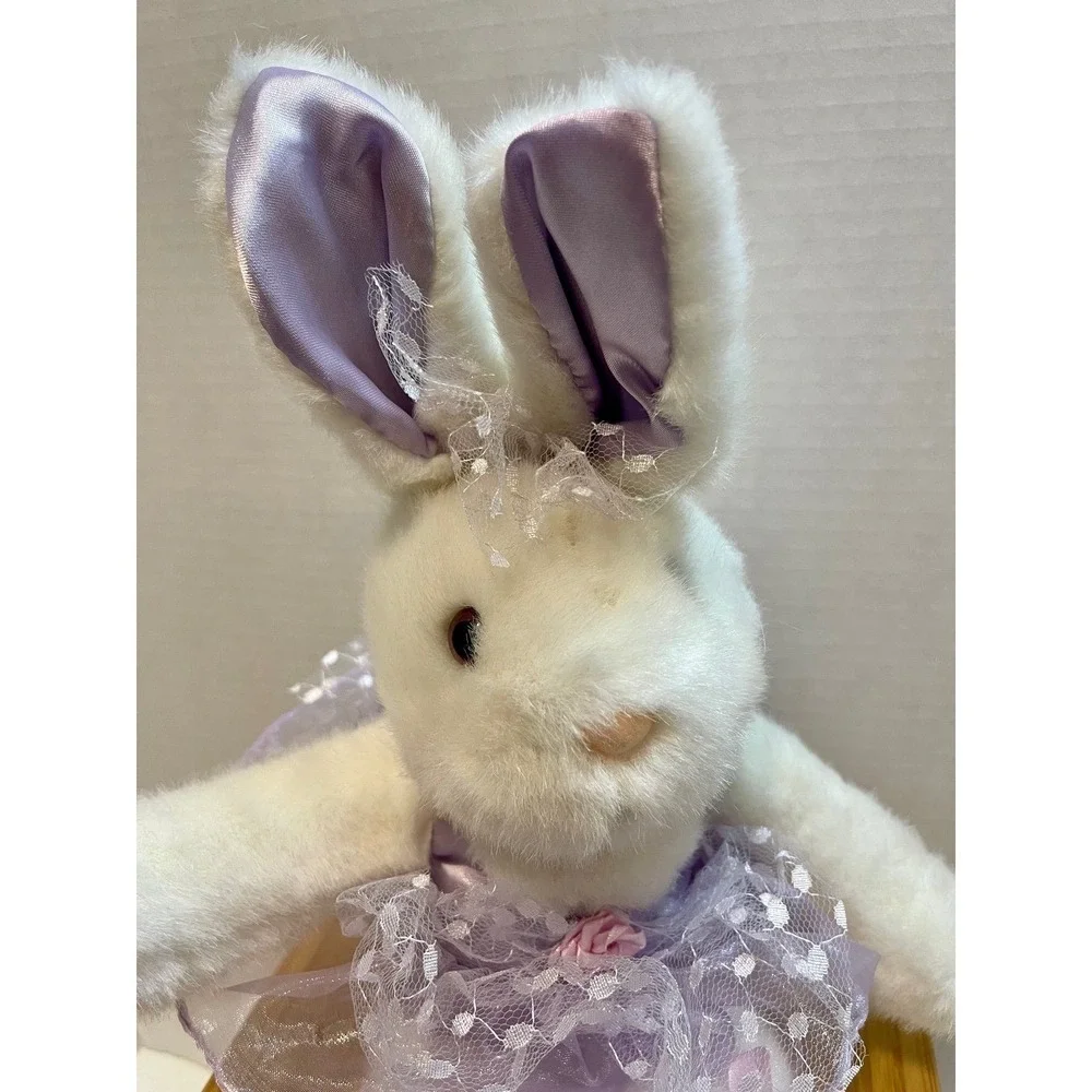 MTY International Ballet Bunny Rabbit Plush Stuffed Animal‎ Purple 16